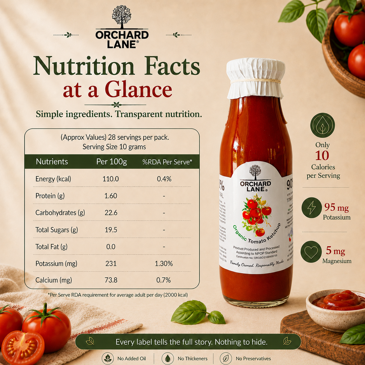 Organic Ketchup Combo of 2 | 350 gm each