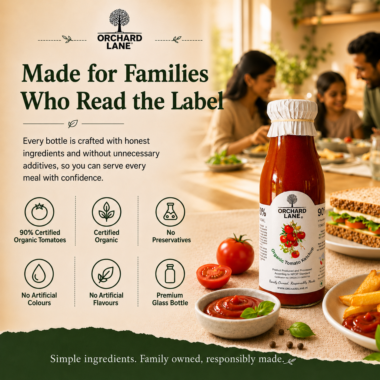 Organic Ketchup Combo of 2 | 350 gm each