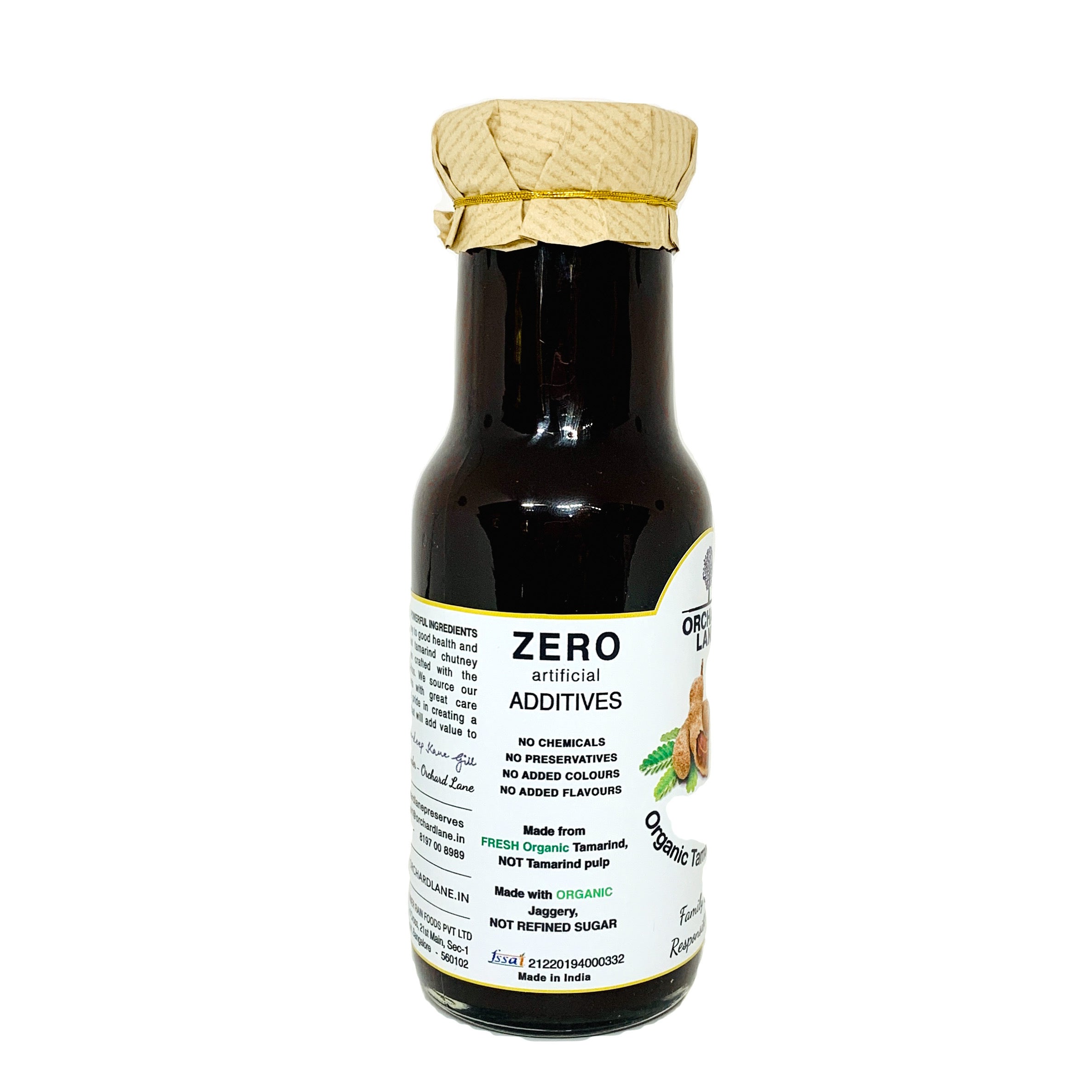 Organic Tamarind Sauce- Made with Jaggery and no refined sugar