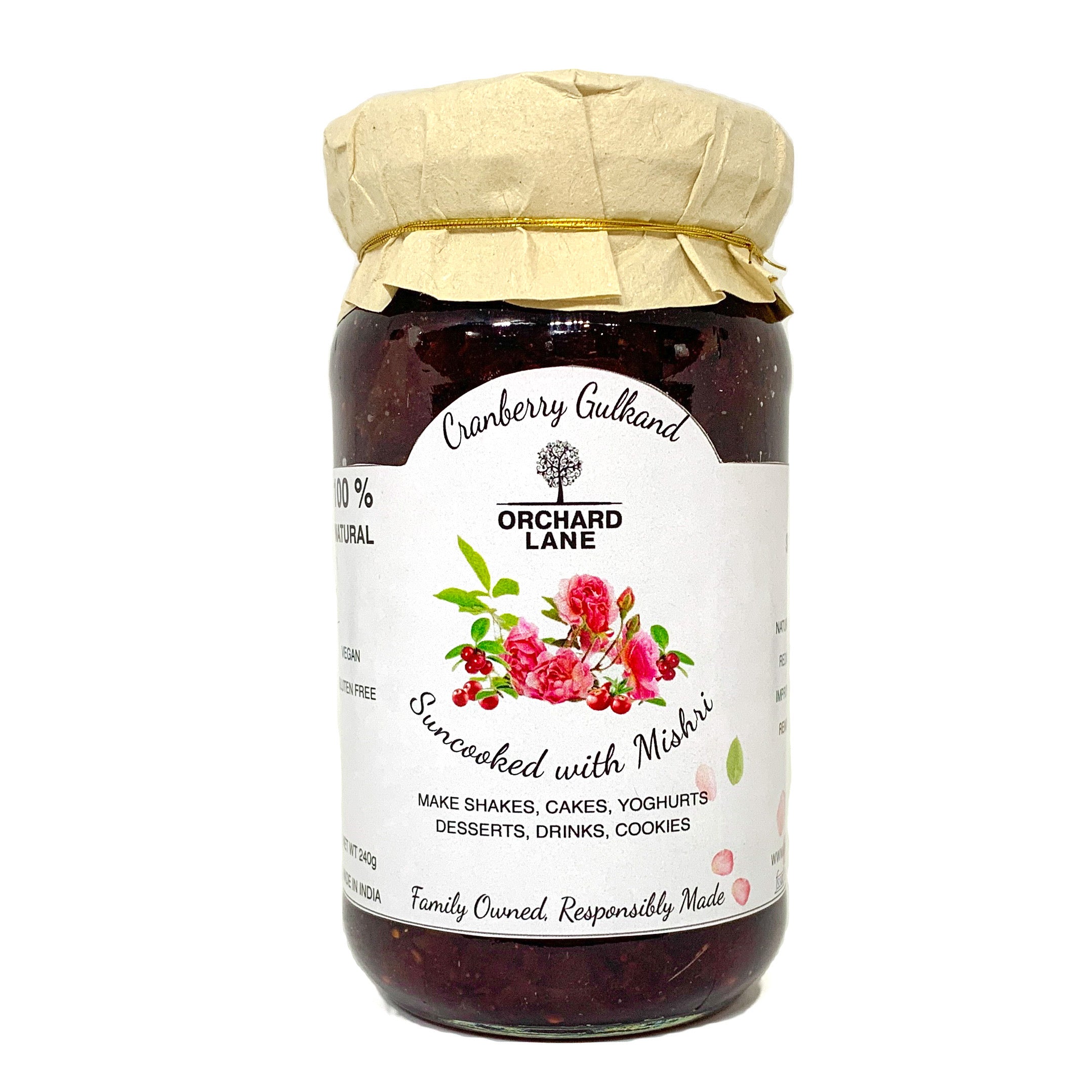 Orchard Lane Cranberry Gulkand